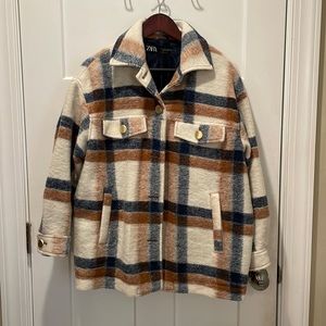 Plaid Patterned Wool Zara Jacket